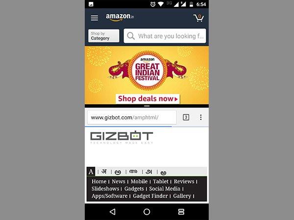 Step 2: Tap and hold on an app you want to use in split-screen mode