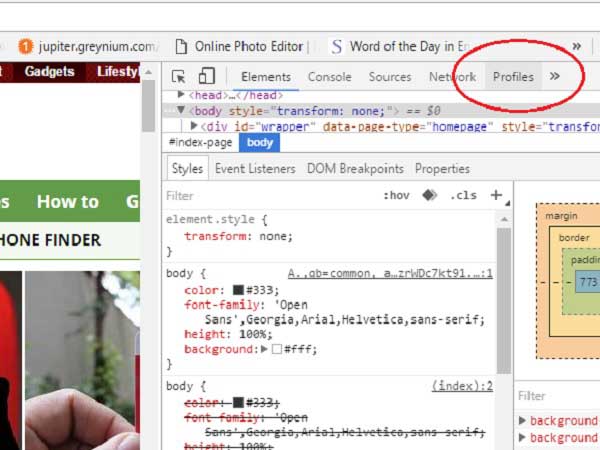 Capture A Screenshot in Google Chrome Without Installing An Extension