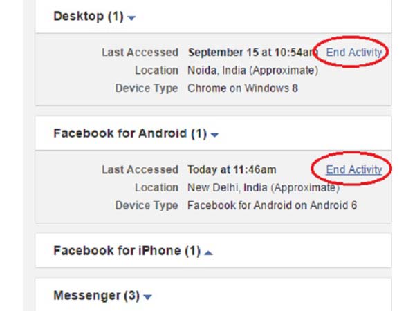 5 Easy Steps to Remotely Logout from Facebook