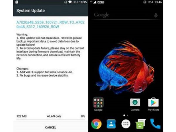Latest Lenovo K5 Note OTA Update Brings Support for Reliance Jio