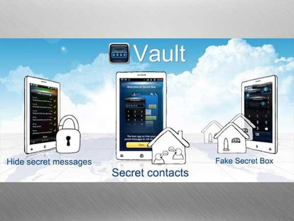 #1 Download the ‘Vault-Hide SMS, Pics & Videos‘ App