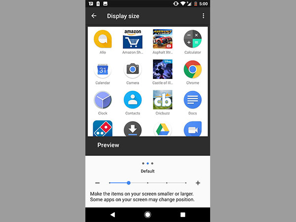 Step 4: Adjust the size to your liking