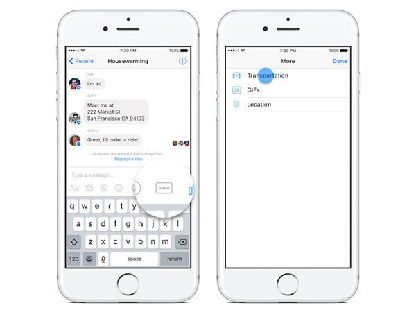 Open the Messenger App and Any Conversation