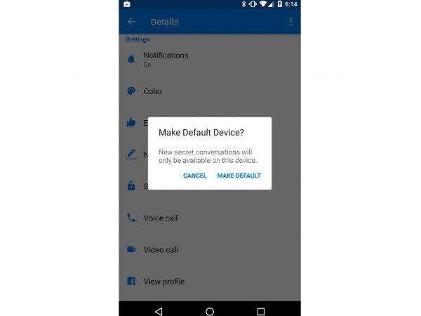 Make your Phone the Default Device