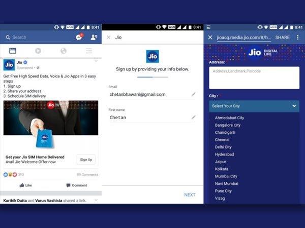 #2 Click on the Sign Up Option