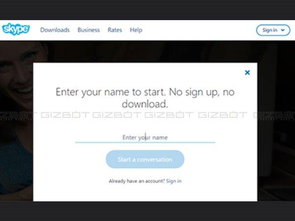 Step 2: Click on ‘Start a Conversation’