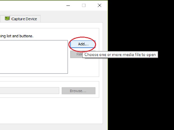 Select the file to convert