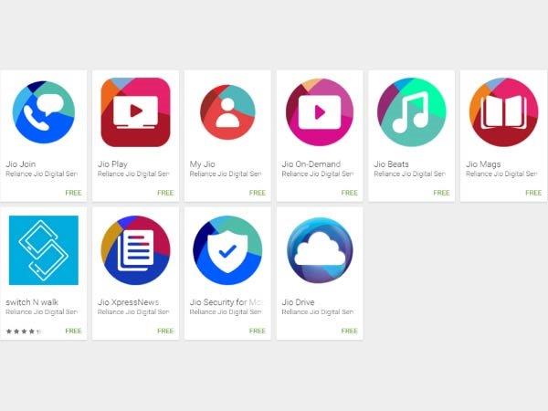 Run Jio Apps