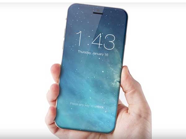 Curved glass bezel-less display, no home button