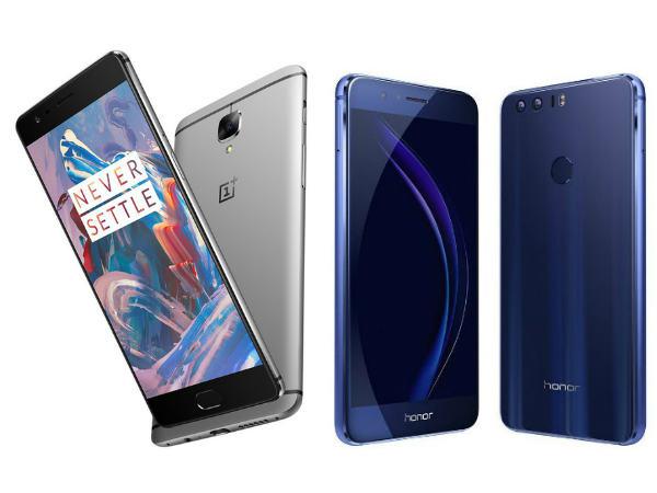 Honor 8 vs OnePlus 3: Clash of the Mid-Range Flagship Smrtphones