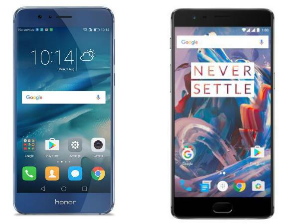 Honor 8 vs OnePlus 3: Clash of the Mid-Range Flagship Smrtphones