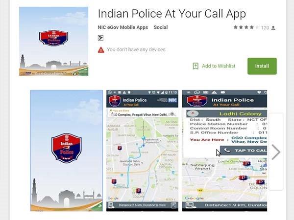 Spot The Nearest Police Station Just by Downloading The Modi App 