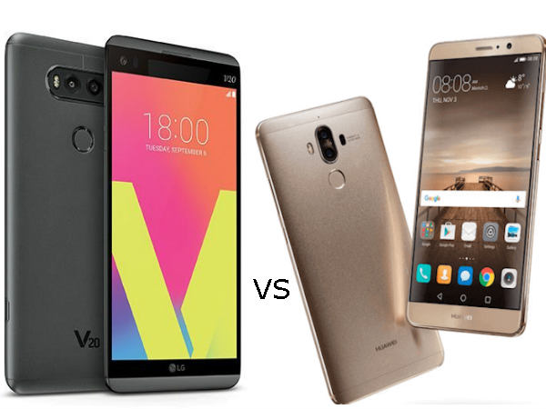 Huawei Mate 9 vs LG V20: The Flagship War Continues Huawei Mate 9 vs LG V20: The Flagship War Continues