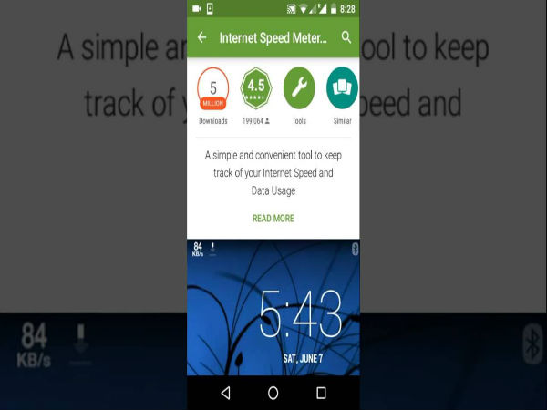 How to Get Reliance Jio Internet Speed in Notification Bar on Android 