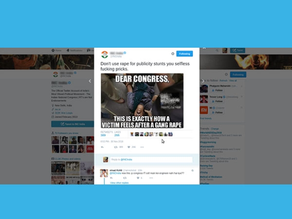 Rahul Gandhi's Twitter Account Hacked