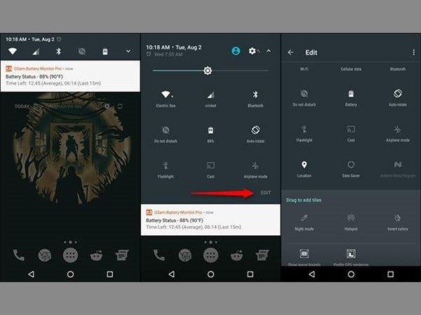 Customizable Quick Settings