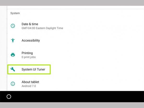 System UI  Tuner