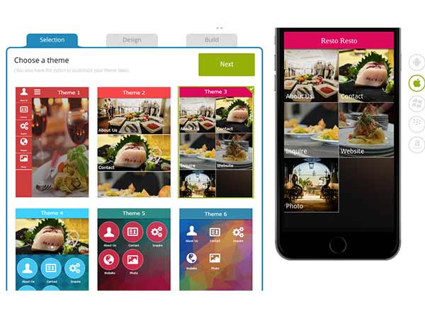 #3 Choose a Theme for the App