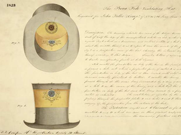 Bonafide Ventilating Hat, 1800's 