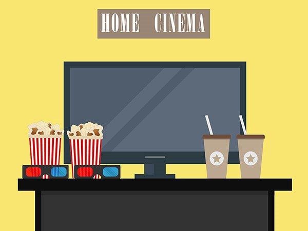 By Connecting Home Theater PC (HTPC)