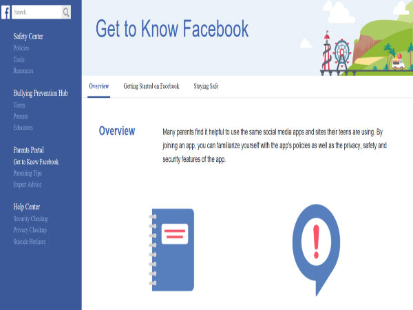 Facebook Has a New Section Called Parents Portal