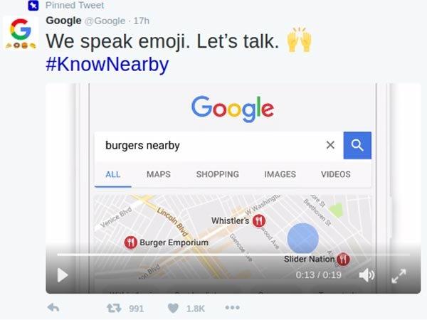 Here's How to Locate Nearby Restaurants, and More By Tweeting Emojis