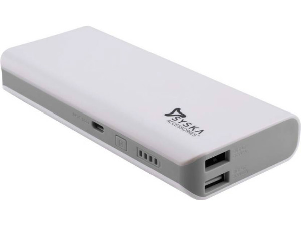 Syska X110 11000 mAh Power Bank  (White, Grey)