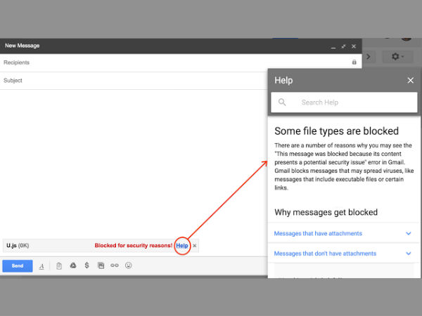 Gmail won’t allow you to send JavaScript attachments from February 13