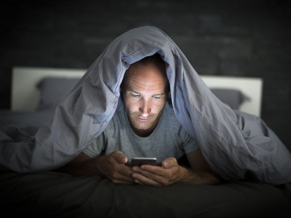 So, avoiding phone before bed-time helps?