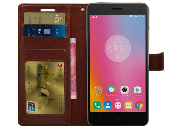 Febelo Quality PU Leather Magnetic Lock Wallet Flip Cover 