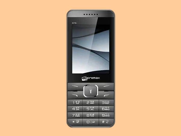 Micromax X715 Dual Sim Mobile Phone - Grey