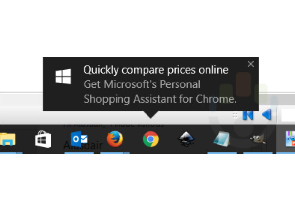Windows 10 Chrome users are being spammed with Microsoft shopping app
