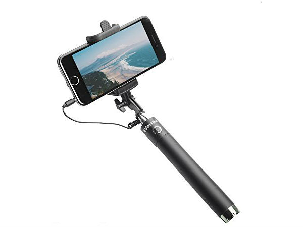 iVoltaa Next Gen Compact Selfie Stick Wired
