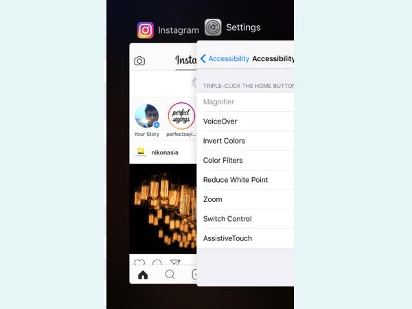 Double Press —> Multitasking