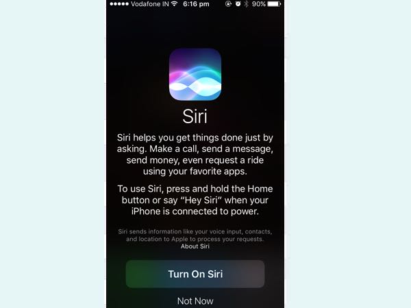 Long Press the home button —> Enable Siri 