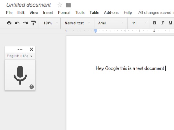 Type with your Voice