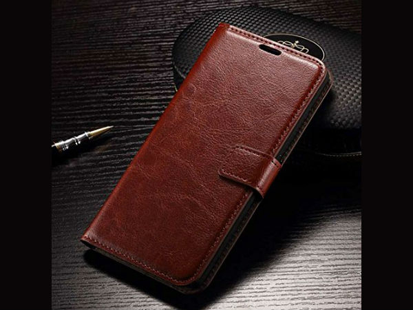 Febelo Premium Quality PU Leather Magnetic Lock Wallet Flip Cover Case