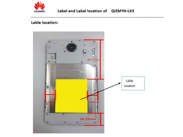 Huawei's rumored smartphone 