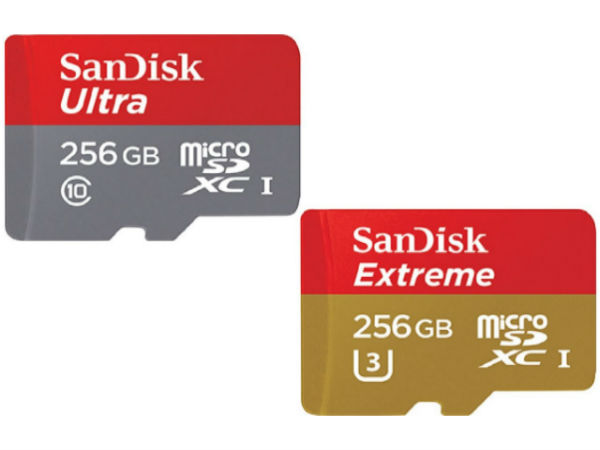SanDisk Extreme 256GB microSDXC UHS-I card