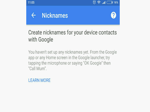 How to change or set nickname