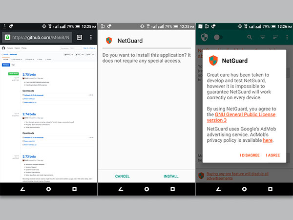 Step 1: Install 'NetGuard' app