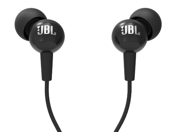 JBL C100SI In-Ear Headphones with Mic (Black)