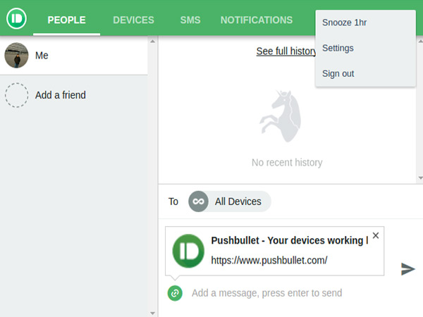 To snooze notifications: