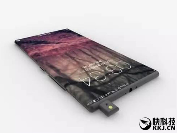 On-screen fingerprint sensor