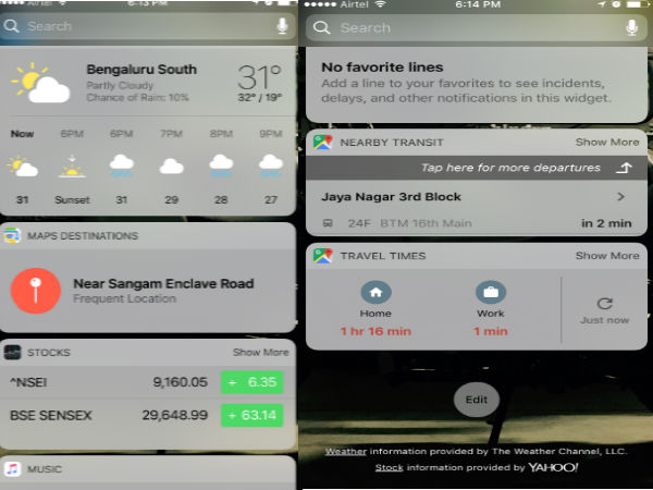 How to add or remove widgets: