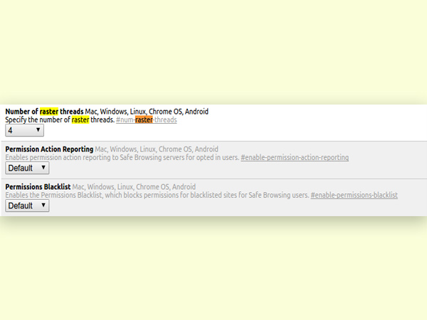 3. Change the number of Raster threads
