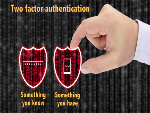 Two-factor Authentication is a well-known security feature