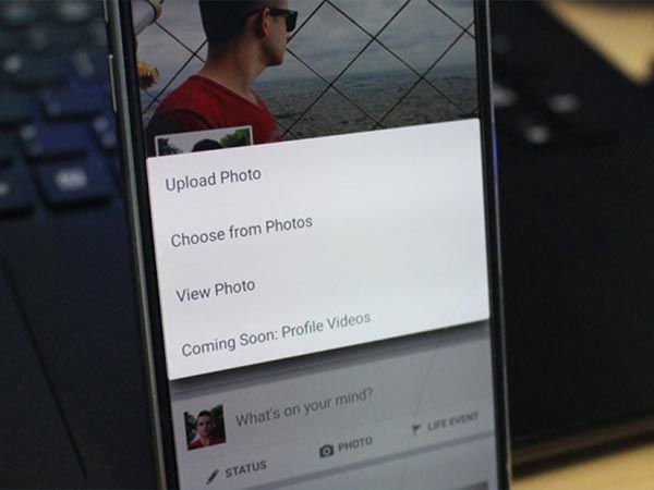 You can convert your profile photo into an animated GIF