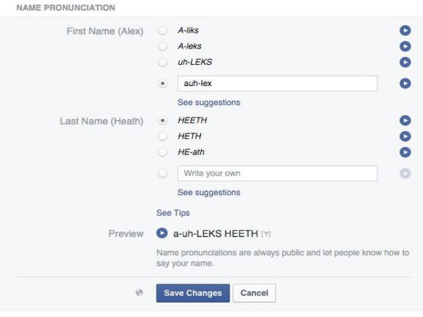 Tell people the exact pronunciation of your name