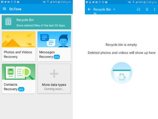 Recover lost photos on your Android smartphone with Dr. Fone app
